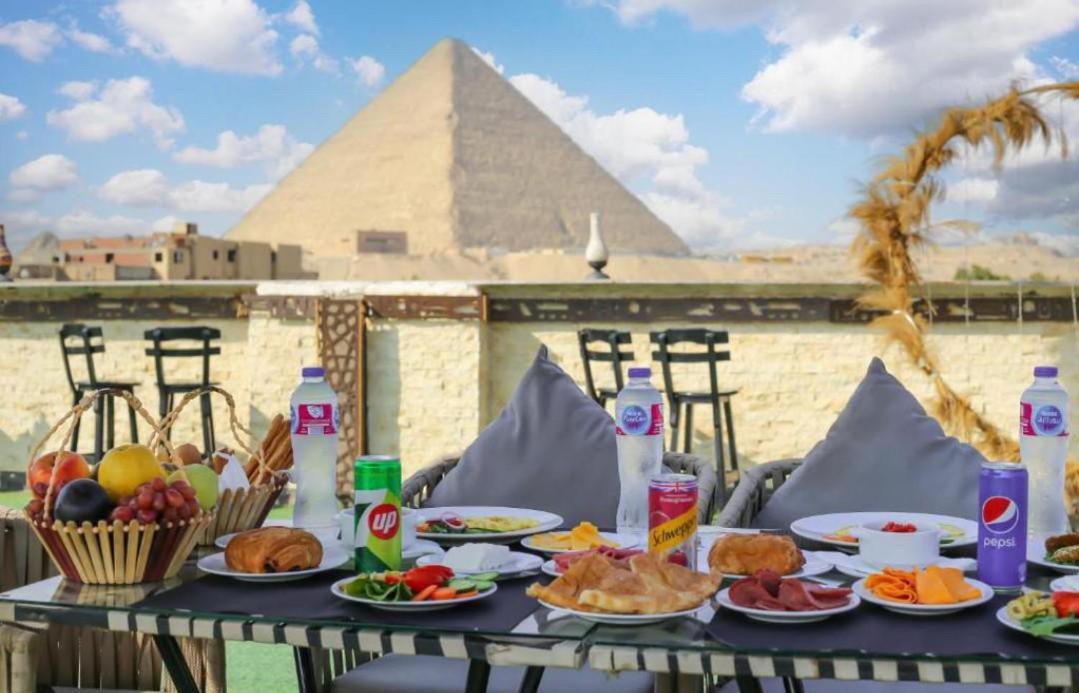 Thoth Pyramids Inn Kafret el-Gabal Exteriör bild